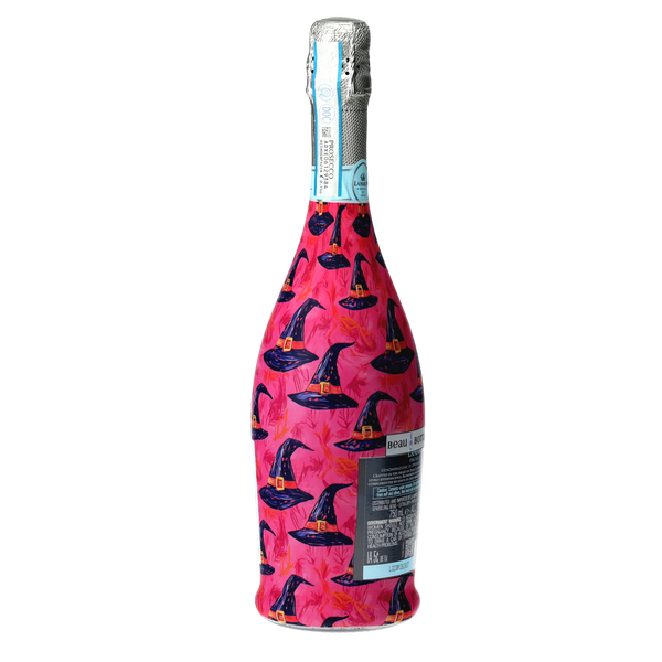 Preppy Halloween Witch Hats Prosecco Bottle Wrap