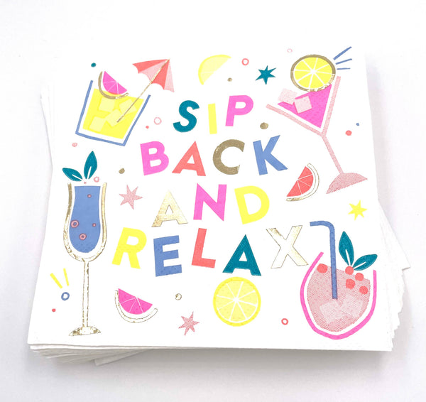 Sip Back and Relax 20ct Napkin