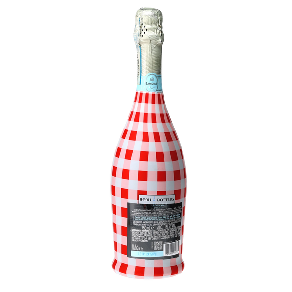 Beau Bottles Red and White Gingham - Prosecco Collection