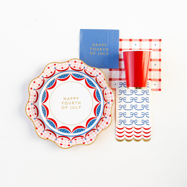 HAPPY 4TH OF JULY COCKTAIL NAPKINS