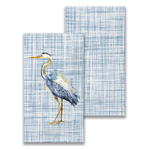 Blue Heron Guest Towel