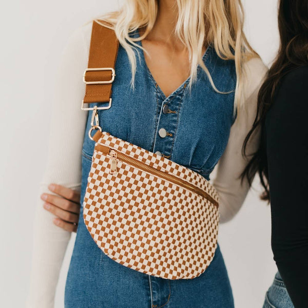 Westlyn Woven Bum Bag: Gray
