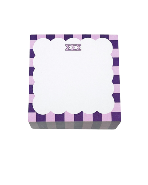 Scallop Sorority Note Cube
