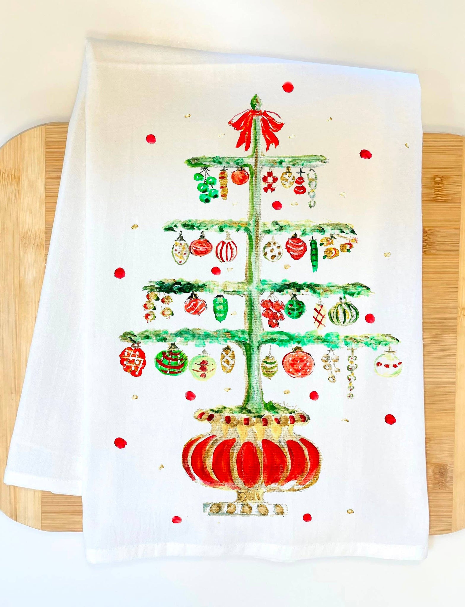 Trim the Tree Kitchen Towel