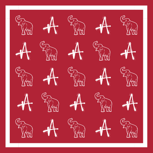 Alabama Bandana Gameday Scarf Bama A Elephant