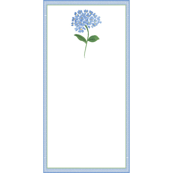 Blue Hydrangea List Notepad