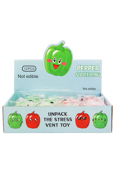 Bell Pepper Vegetable Soft Slime Filled Squishy