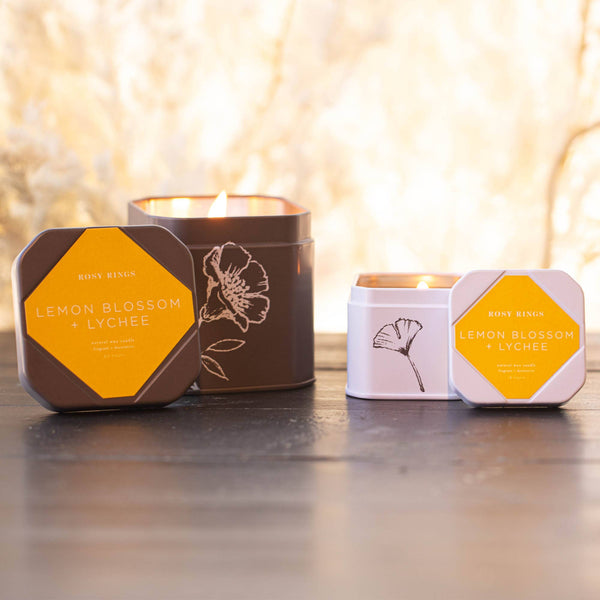 Lemon Blossom + Lychee Travel Tin