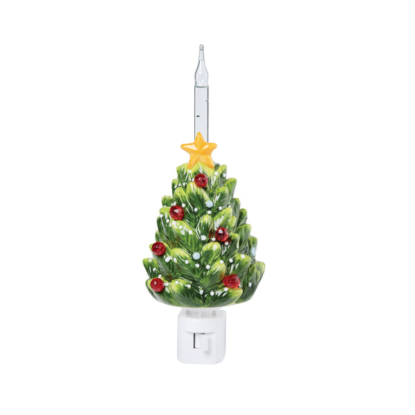 Christmas Tree Green Bubble Night Light