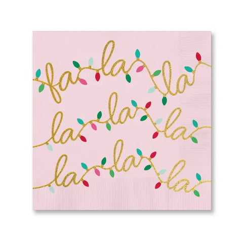 Fa La La Cocktial Napkin