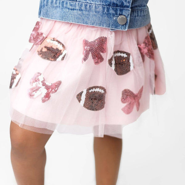 Football Sequin Tutu - Kids Clothing