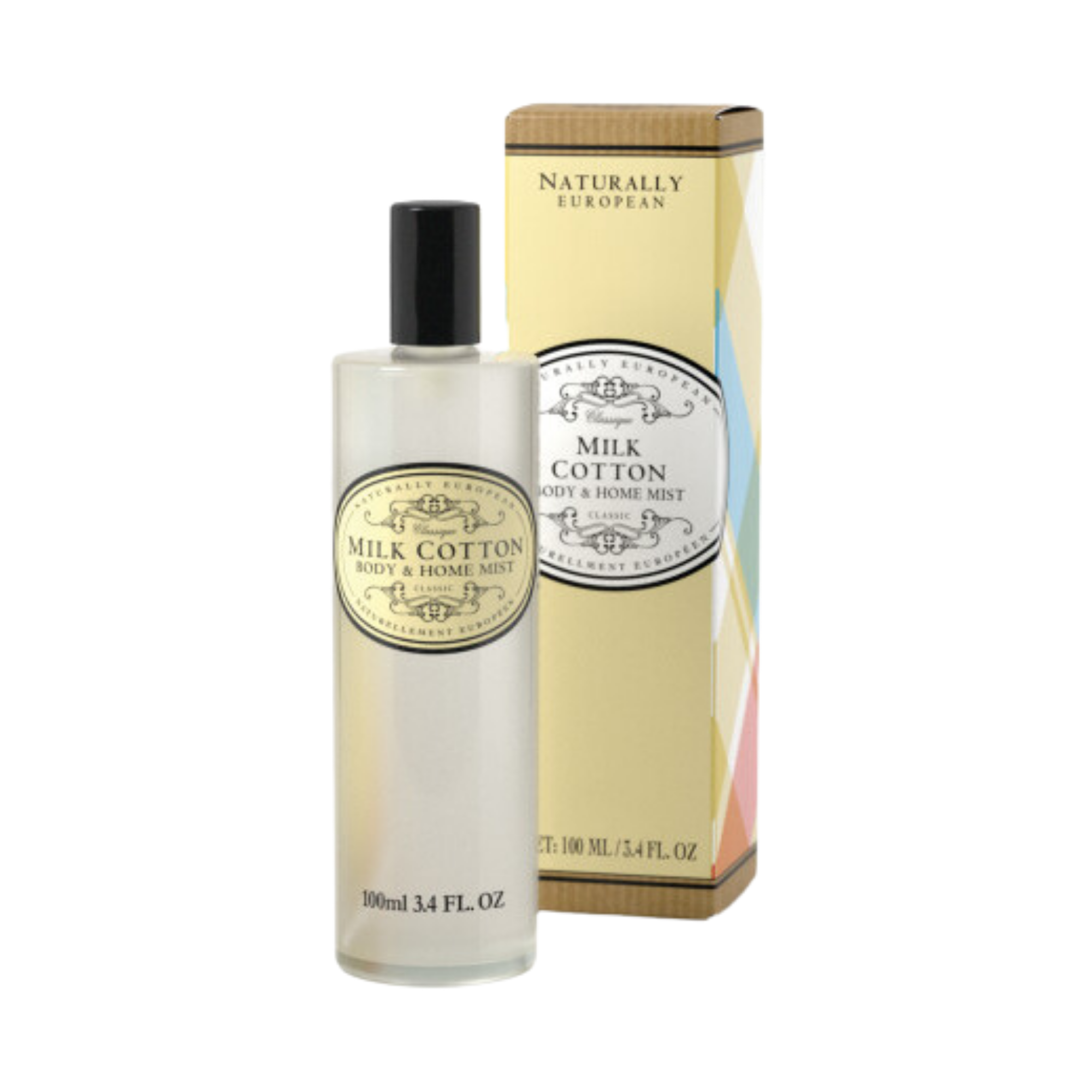 Naturally European® 100ml Body & Home Mist - Milk Cotton