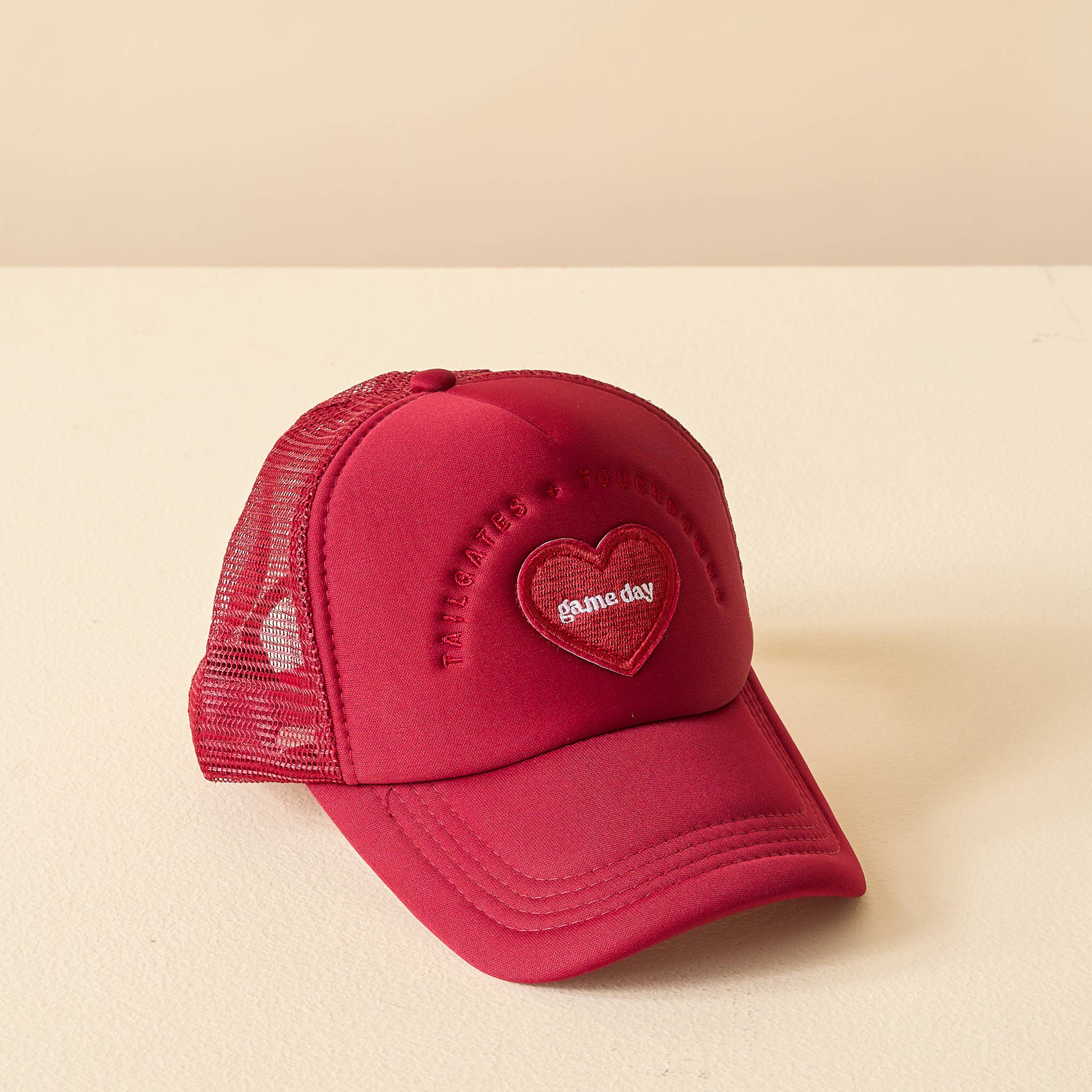 Game Day Trucker Hat - Burgundy