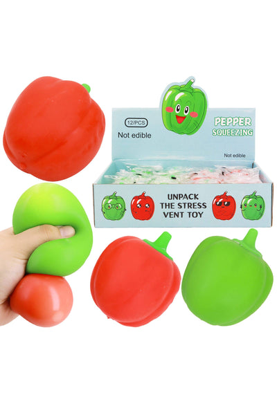Bell Pepper Vegetable Soft Slime Filled Squishy