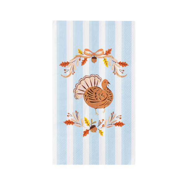 Fall Foliage Turkey Guest Towels, 3-Ply (Set of 20)