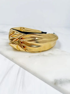 Evie Knot Headband Gold