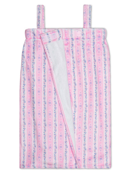 Youth Floral Stripes Spa Wrap