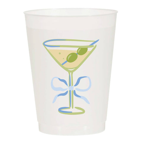 Dirty Martini Frosted Cups - Girly: Pack of 6