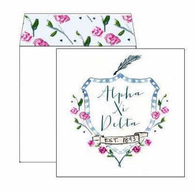 Sorority & Greek MOTIF Greeting Card