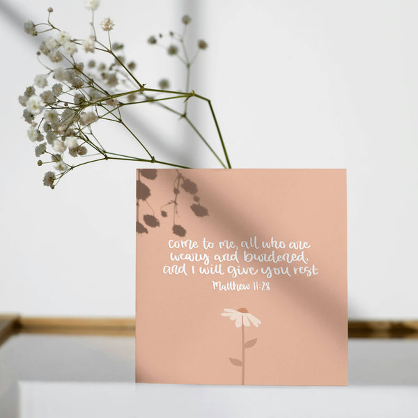 Scripture Card Set - Calligraphy Bible Verse Card Set of 20