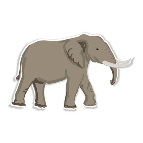 Elephant Vinyl Sticker