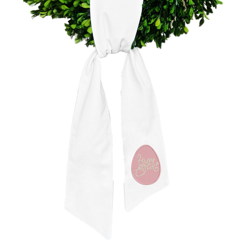 Happy Easter Egg Wreath Sash