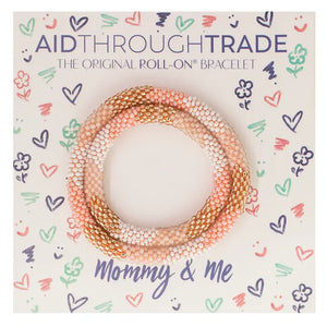 Mommy & Me Roll-On Bracelets-Blush