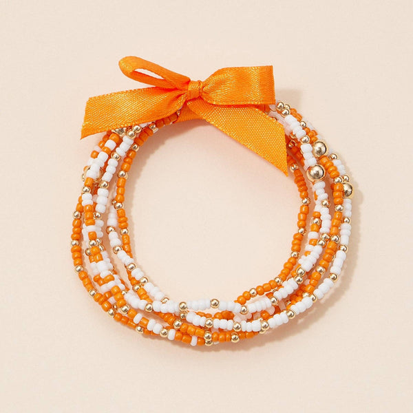 Bracelet Set: Blue/Orange
