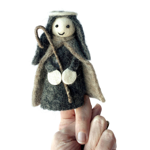 Felt Wool Nativity Christmas Scene, 12 Piece Set: Colorful