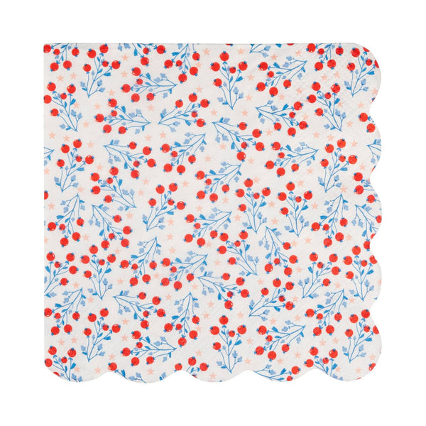 Floral Cocktail Paper Napkin Set