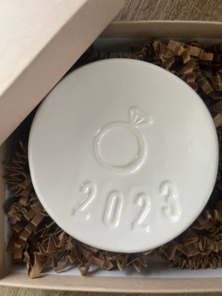 Engagement Ring Ceramic Ring Dish 2025 | Handmade Pottery: 2025