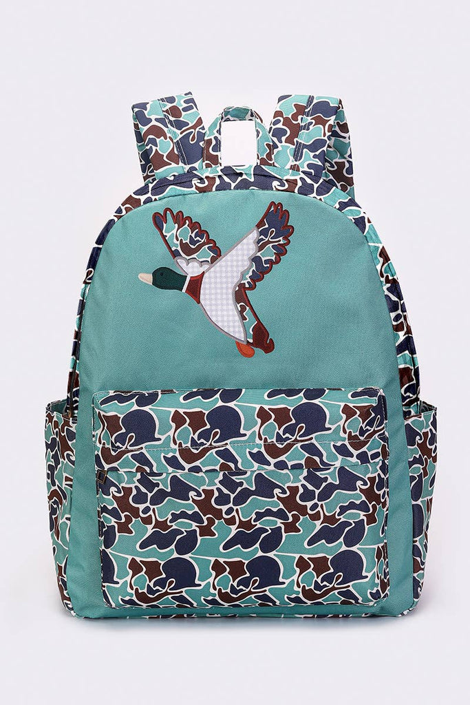 Boys Camouflage Duck Hunting Canvas Backpack