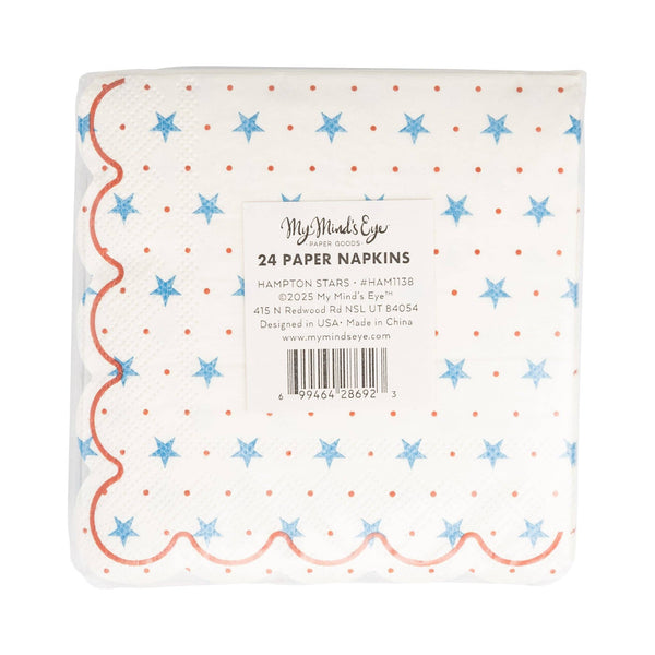 Stars Cocktail Paper Napkin