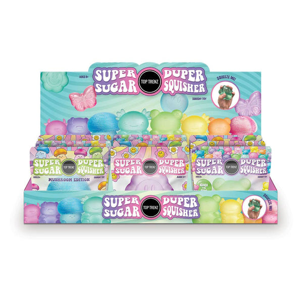 Super Duper Sugar Squisher Toy- Butterfly