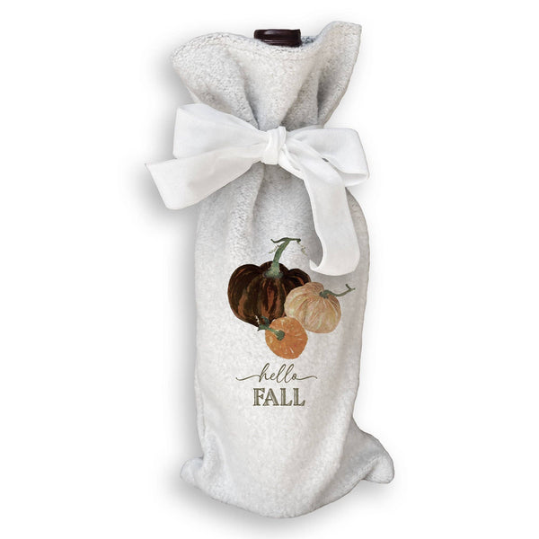 Mocha Pumpkins with Hello Fall: Dishtowel / -