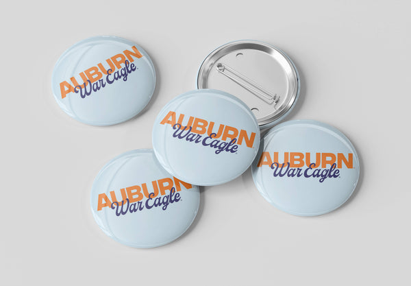 Auburn War Eagle Button