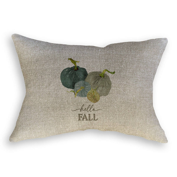 Meadow Pumpkins with Hello Fall: Dishtowel / -