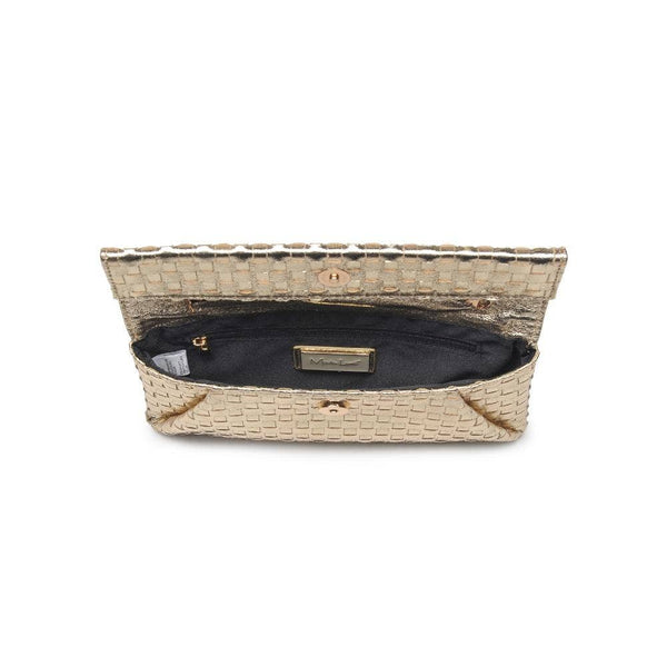 Priscilla Woven Clutch: Ivory