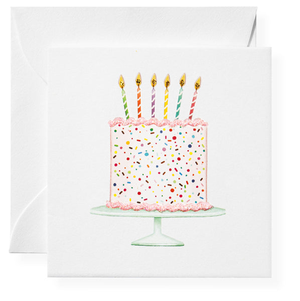 Happy Birthday Cake Gift Enclosures: Individual
