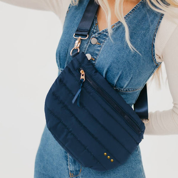 Jolie Puffer Belt Bag Navy
