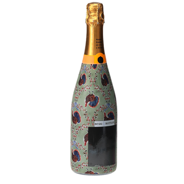 Autumn Turkey Trellis Champagne Bottle Wrap