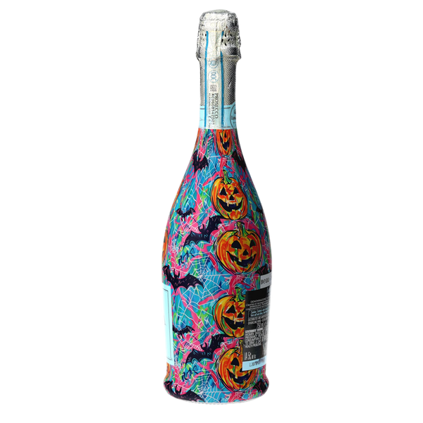 Preppy Halloween Bats Prosecco Bottle Wrap