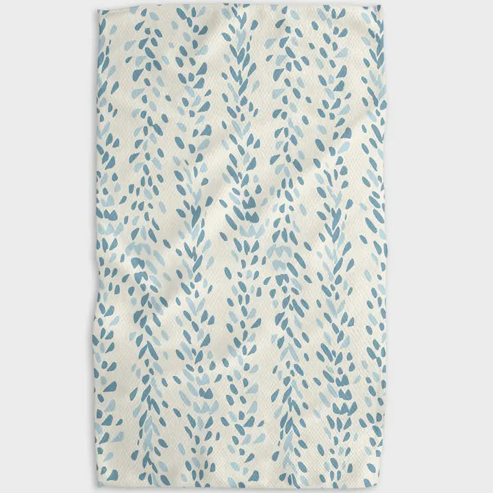 Geometry Reeds Printed Midday Tea Towel