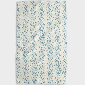 Geometry Reeds Printed Midday Tea Towel