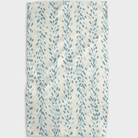 Geometry Reeds Printed Midday Tea Towel