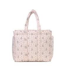 TRVL Quilted Go Go Tote in Fleurie