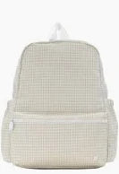 TRVL Backpacker Gingham Pearl Grey