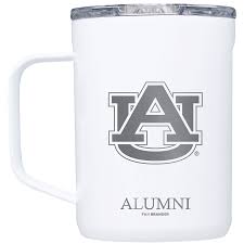 White Auburn Alumni Corkcile Mug