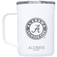 Alabama Alumni White Corkcicle Mug