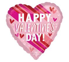 PInk Valentines Balloon on Stick